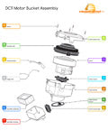 DC11 Motor Bucket Assembly