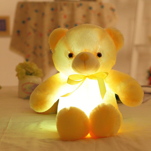 glow in the dark teddy bear night light