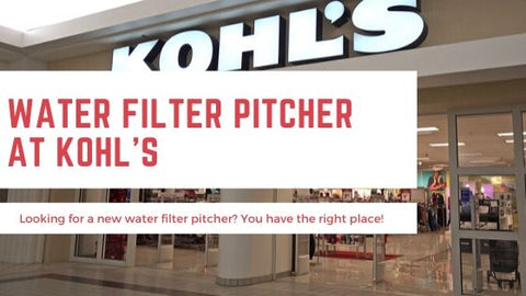 Water Filter Pitcher Kohls