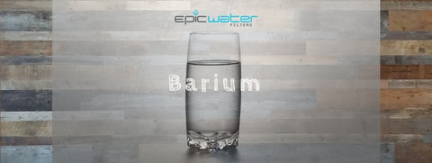 Barium Drinking Water Filter USA Safe to drink