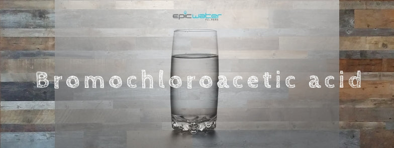 Bromochloroacetic acid water filter in drinking water
