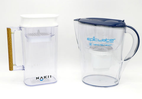 Nakii Water Filter Pitcher Reviews Review vs brita testing 