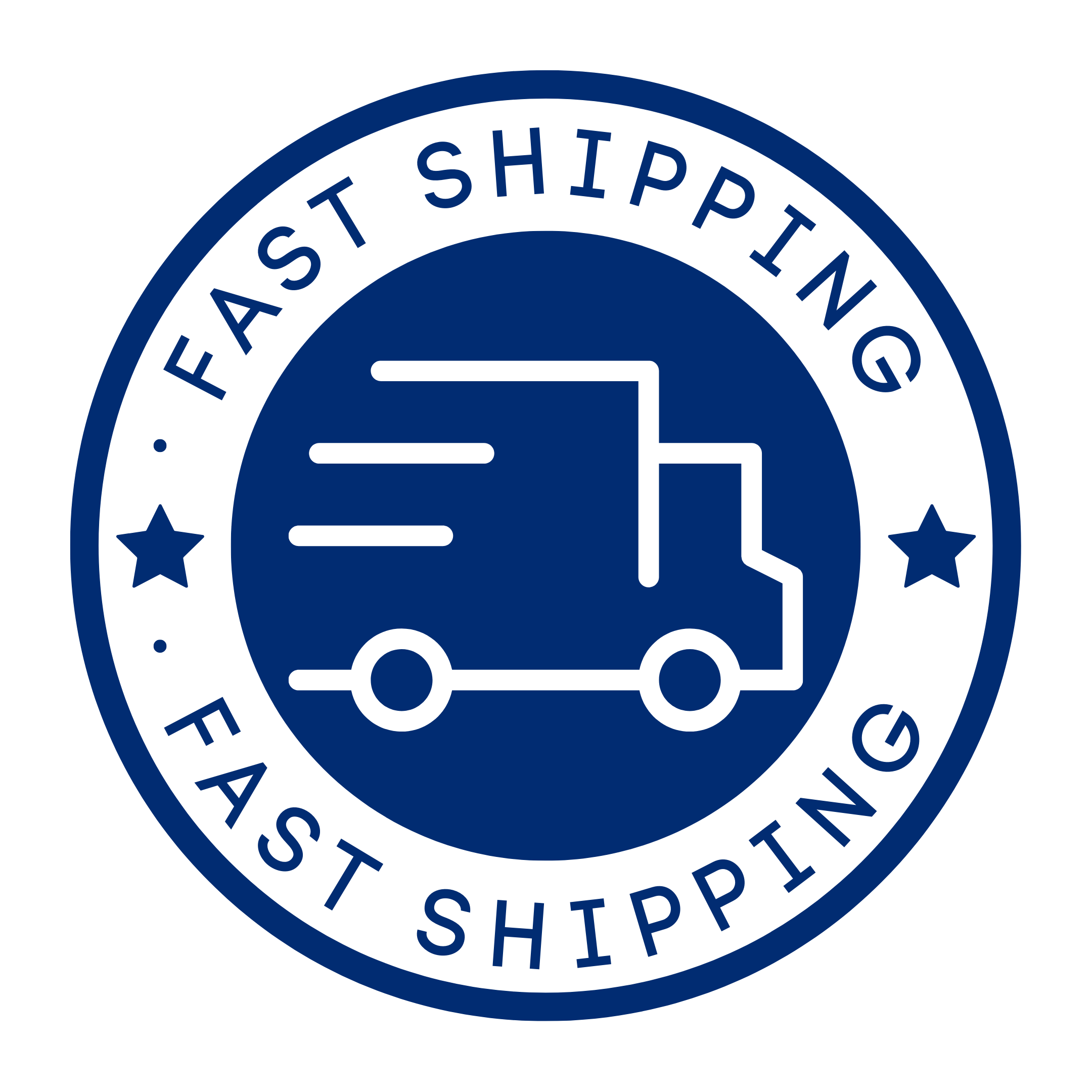 badge of shipping truck