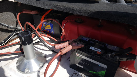 Photo of the battery for a boat