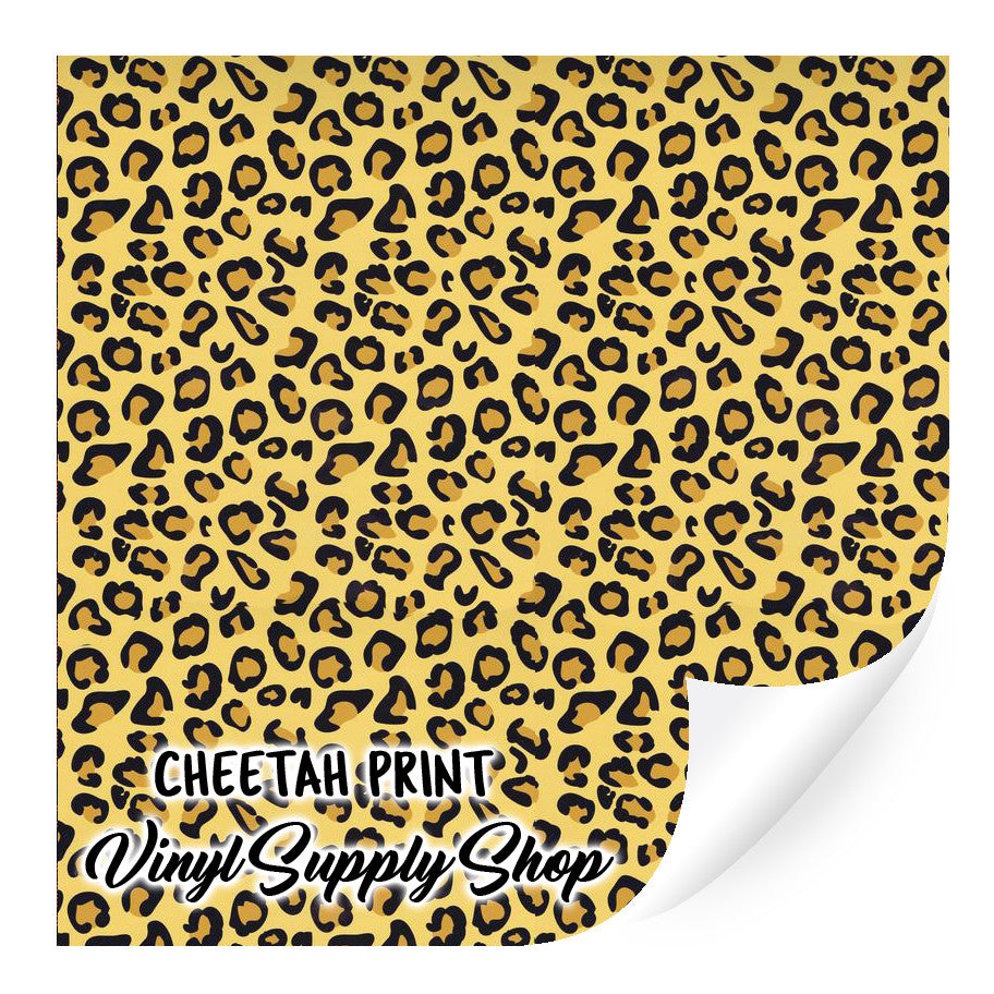 cheetah print patterned vinyl 12x12 vinyl supply shop