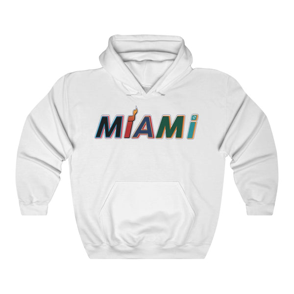New Era Miami White Hoodie