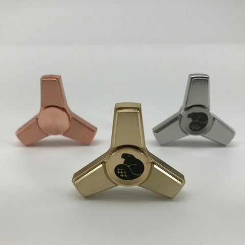 Metal Tri-Spinner Fidget Hand Toy EDC 