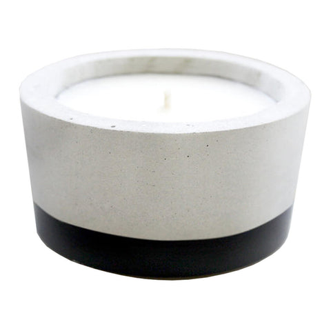 Concrete Soy Candle - Vanilla Caramel by Whitewick Home