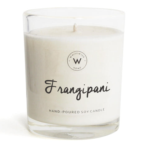 Frangipani Soy Candle by Whitewick Home