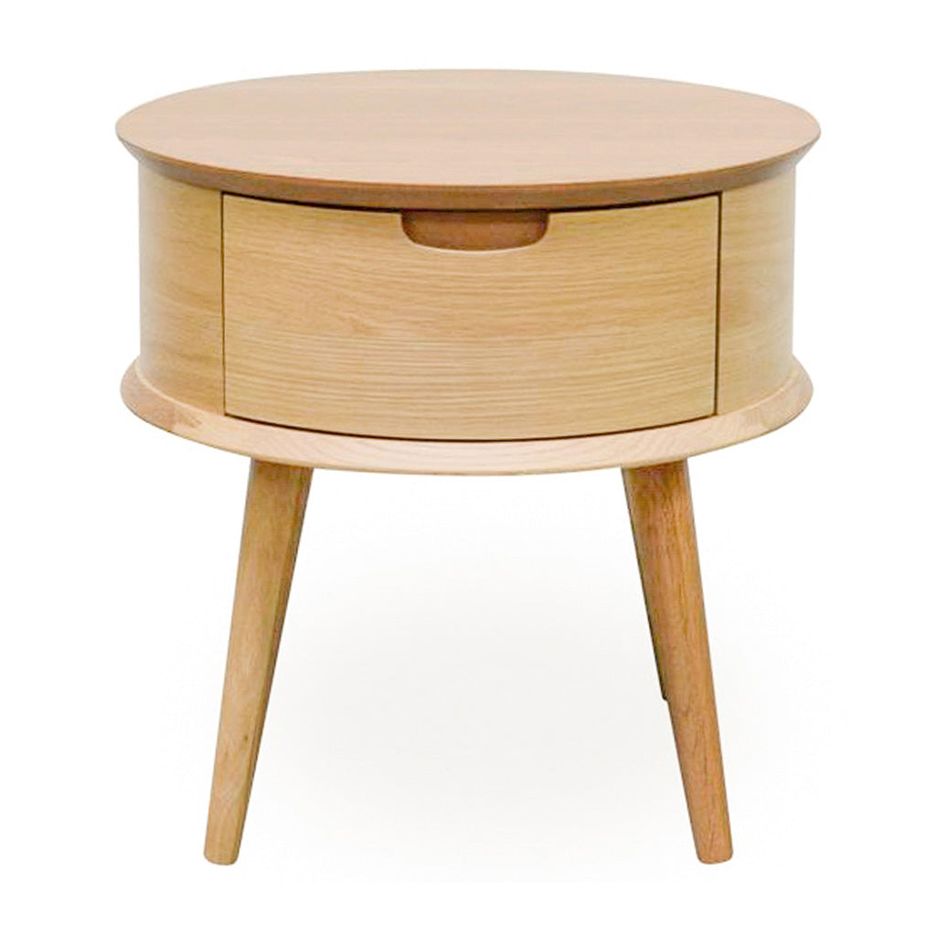 Ingrid Retro Scandinavian Wooden Oak Round Bedside Table With Drawer Front 1024x1024 ?v=1623997885