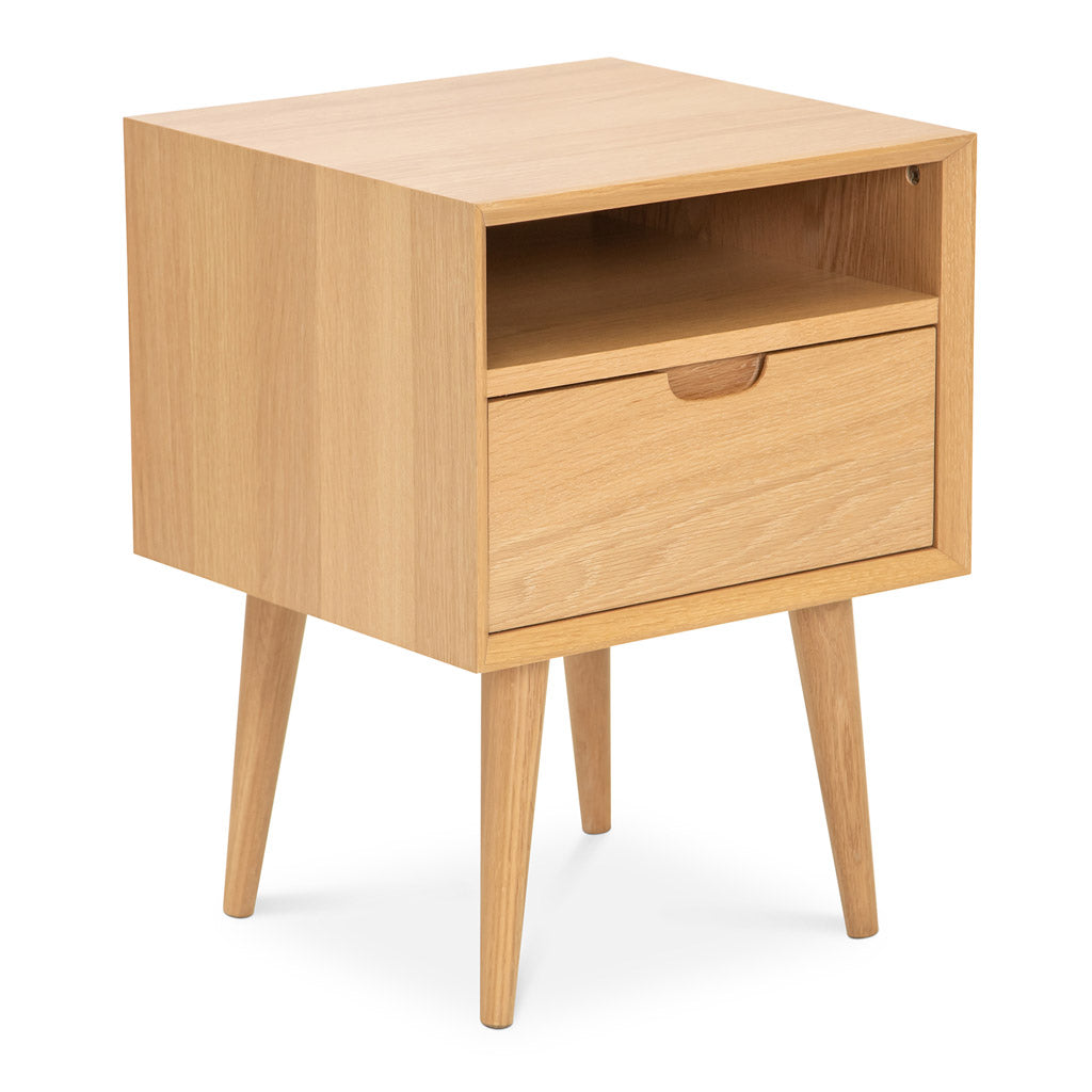 Jakob Scandinavian Wooden Bedside Table The Design Edit Melbourne