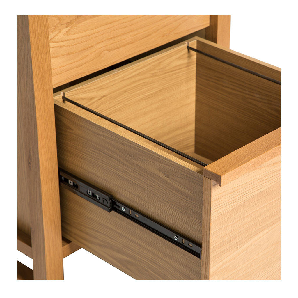 Kristof Wooden Filing Cabinet The Design Edit