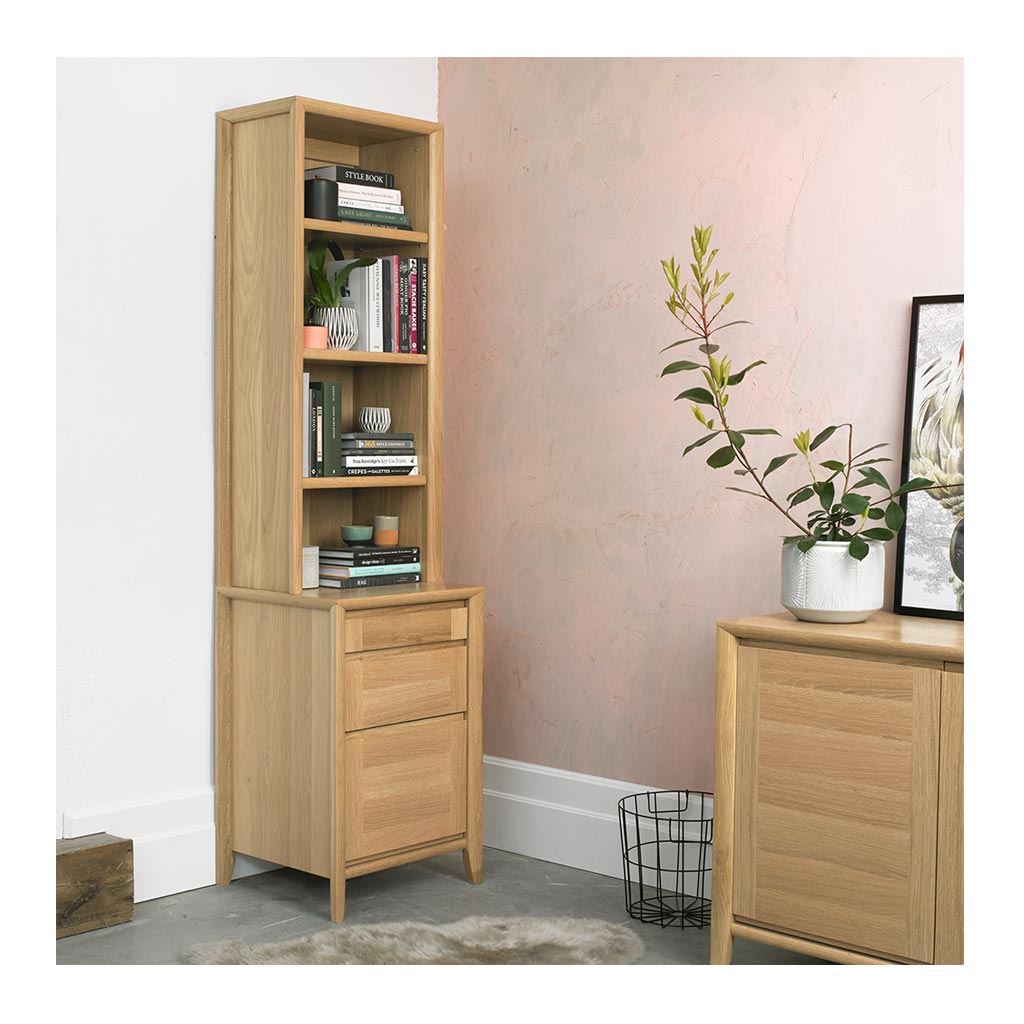 Mabel Country Scandinavian Wooden Filing Cabinet The Design Edit