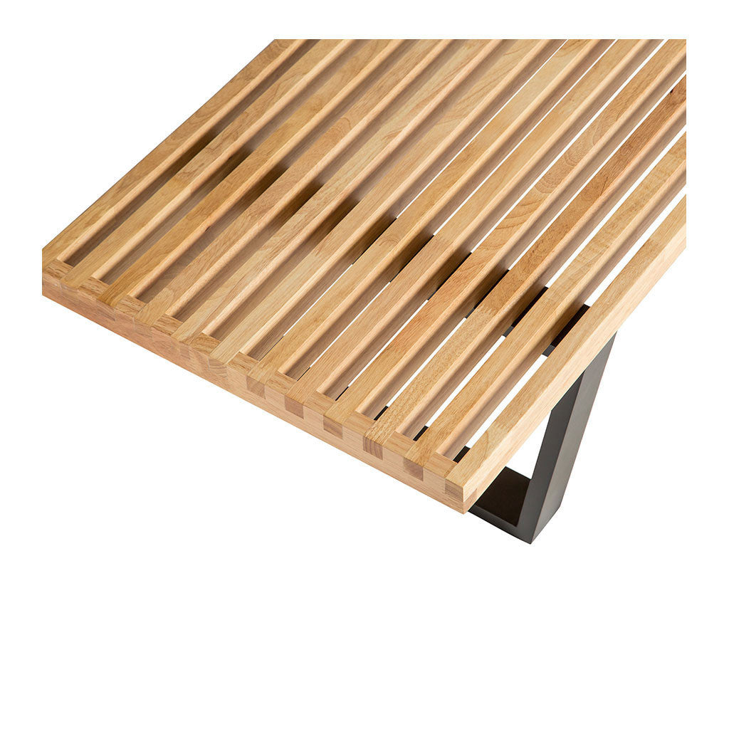 Nelson Wooden Platform Bench Replica Medium The Design Edit