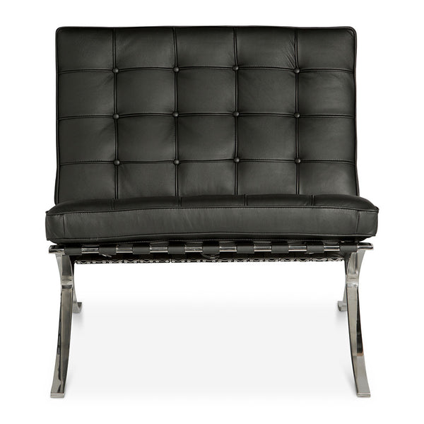 Black Barcelona Chair Replica  The Design Edit