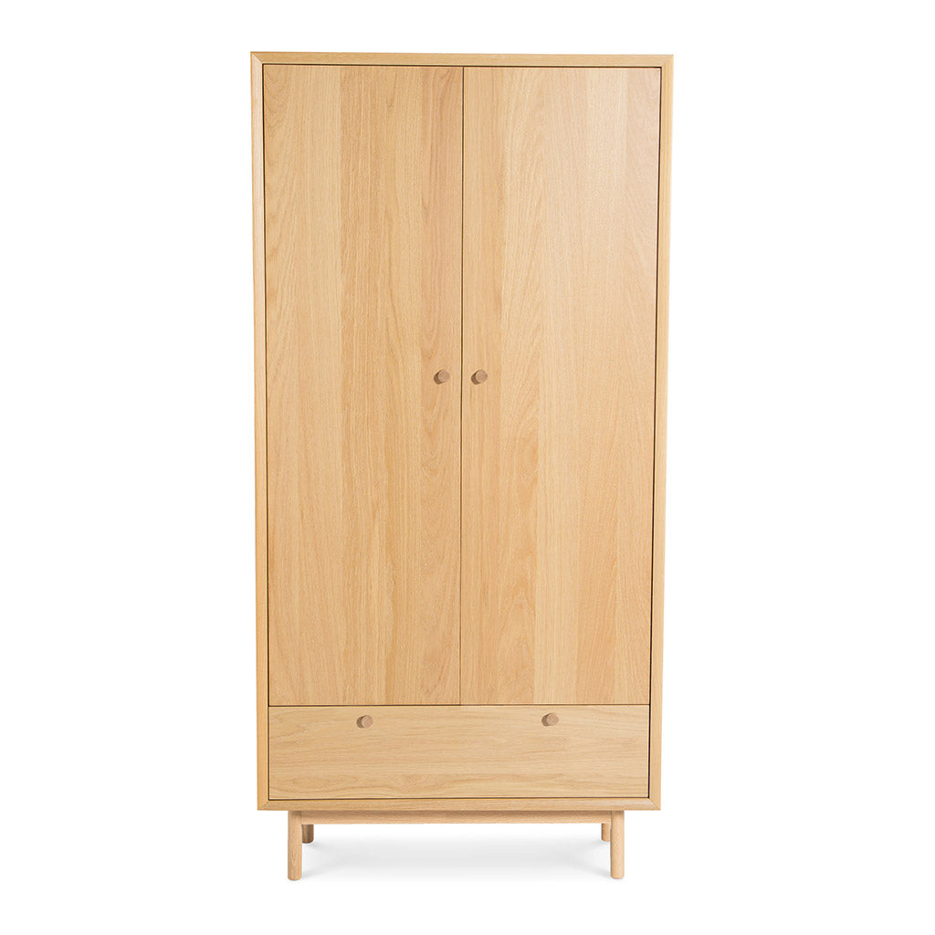 Natsumi Japanese Scandinavian Wooden Double Wardrobe The Design Edit