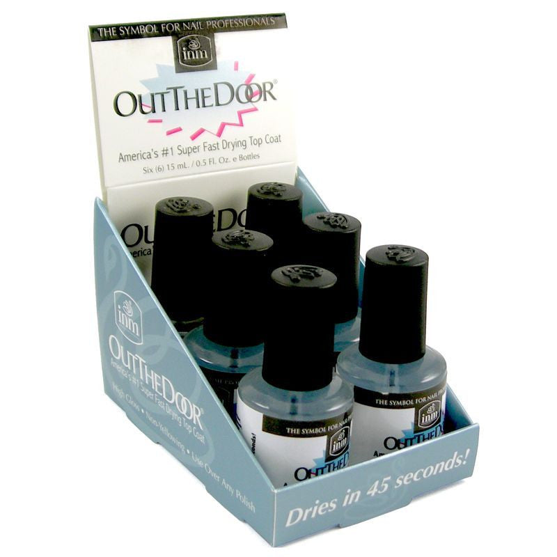 Inm Out The Door Professional Top Coat 15ml Super Fast Drying Freepost Australia