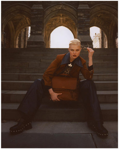Alf the Label's Luxe Ari Work and Uni Bag in Mahogany, as seen in Schon Magazine