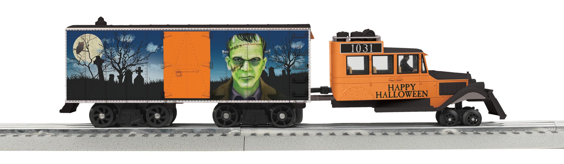 30-21320-1 - O Gauge RailKing Halloween Galloping Goose Diesel With Proto-Sound 3.0