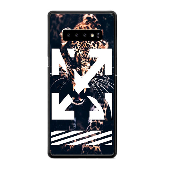 Leopard X Off White Samsung Galaxy S10 Plus Case Frostedcase