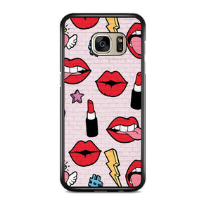 Papel De Parede Tumblr Unicornio Red Samsung Galaxy S7 Edge Case