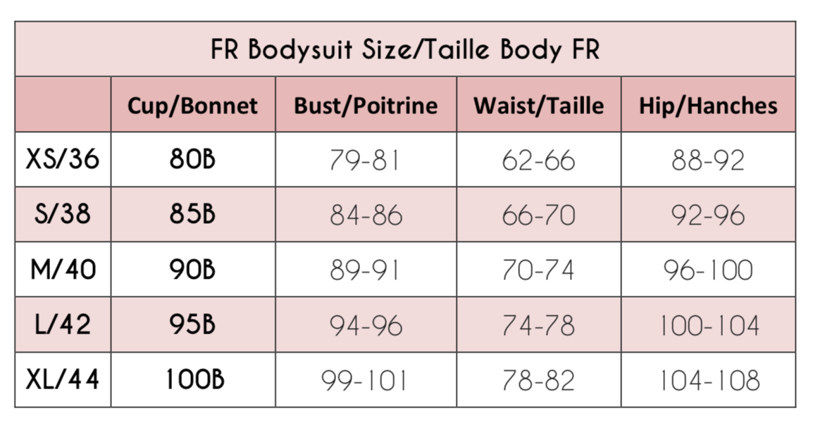 Bra Size Guide - Xeffo