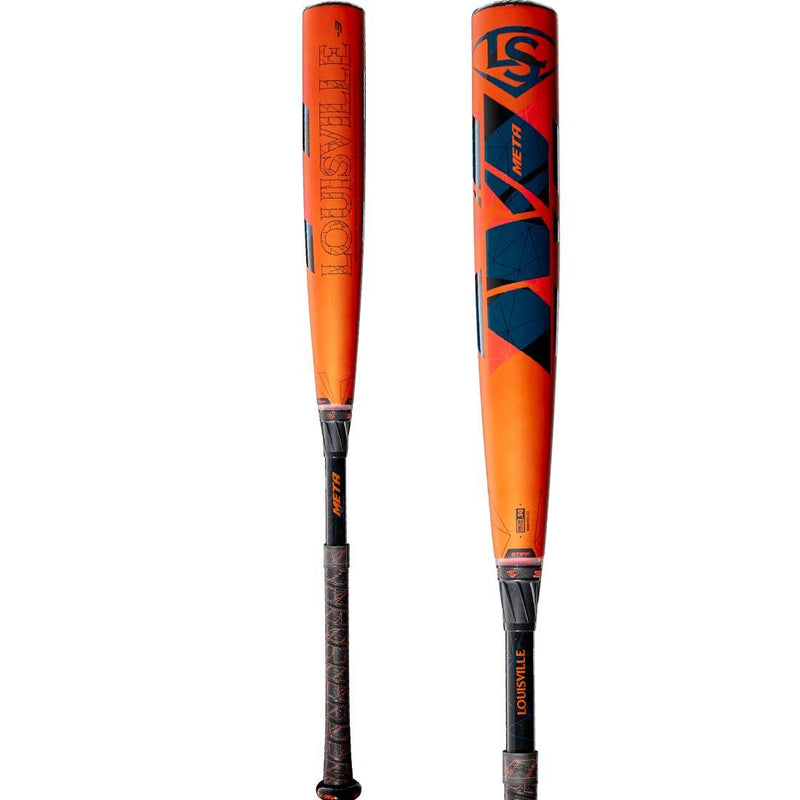 orange meta baseball bat