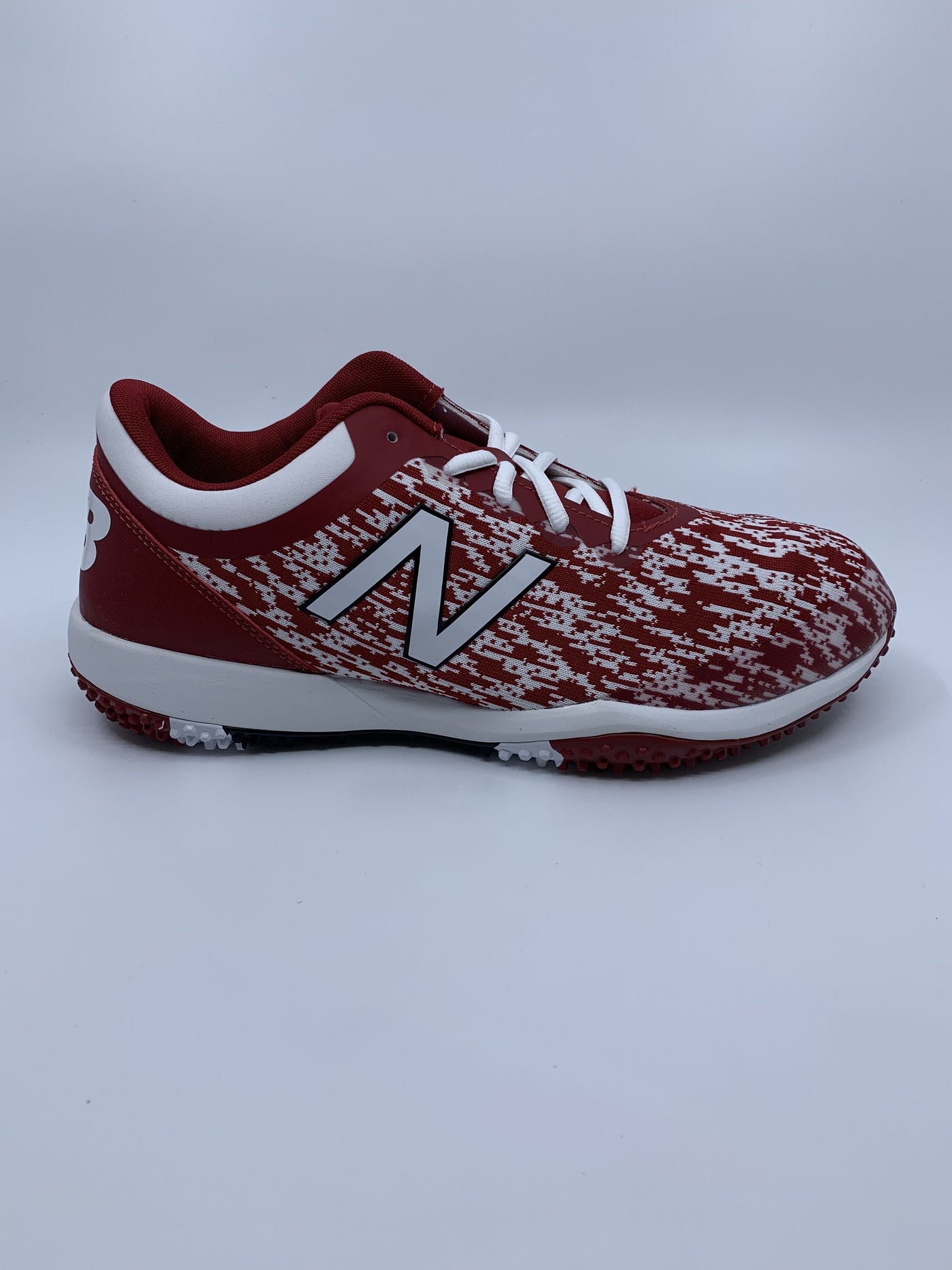 maroon baseball turf shoes