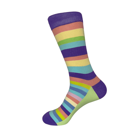 Prince Harry Socks | Sustainable Socks | Fashion Stripe | Organic Cotton | Ethical  socks made in the UK