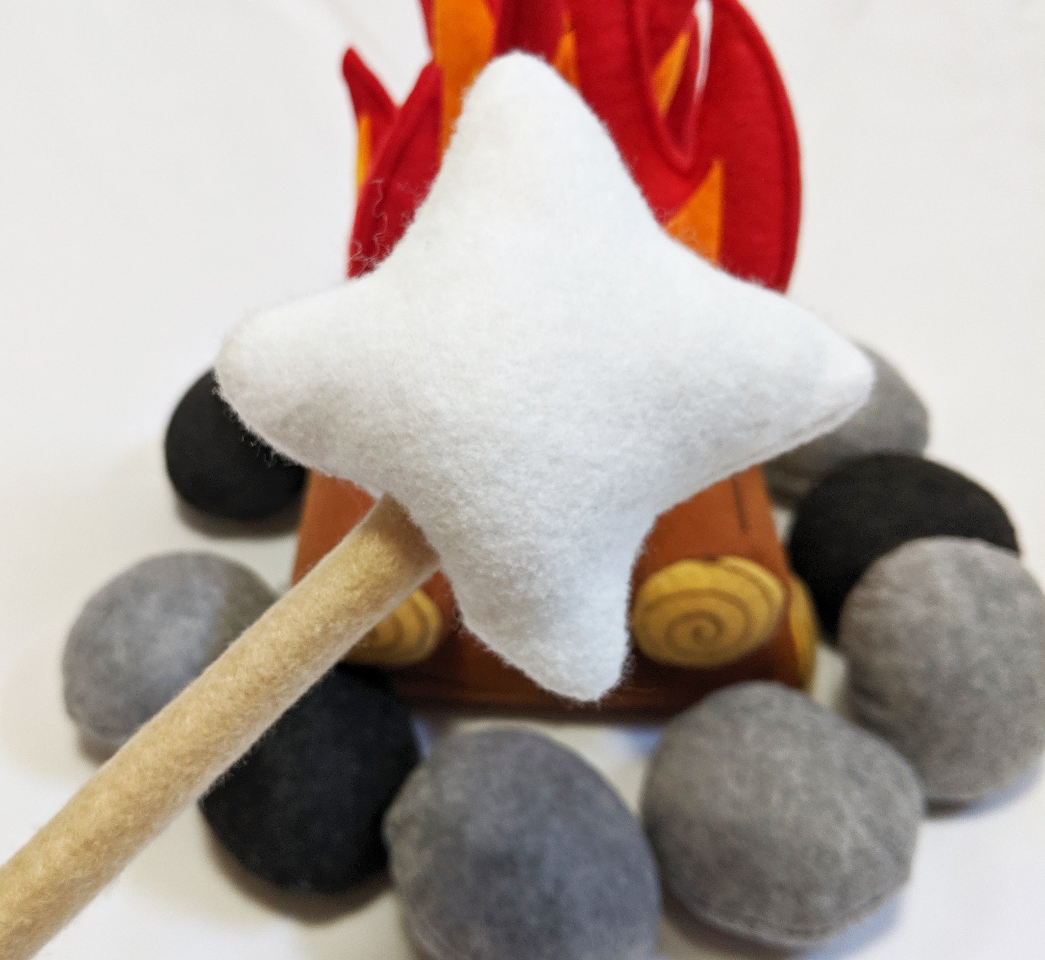 stuffed campfire set