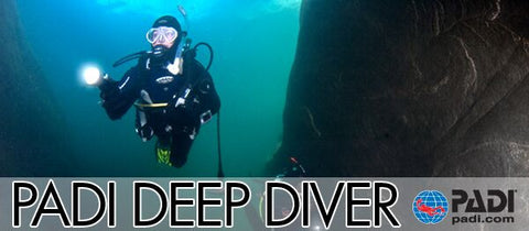 SCUBA DIVING SCOTLAND PADI Deep Diver Speciality