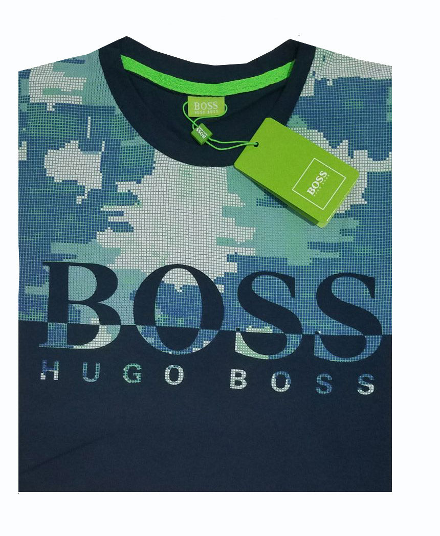 hugo boss embossed t shirt