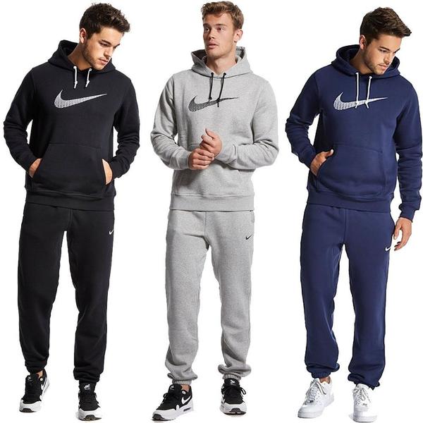 nike fleece tracksuit set