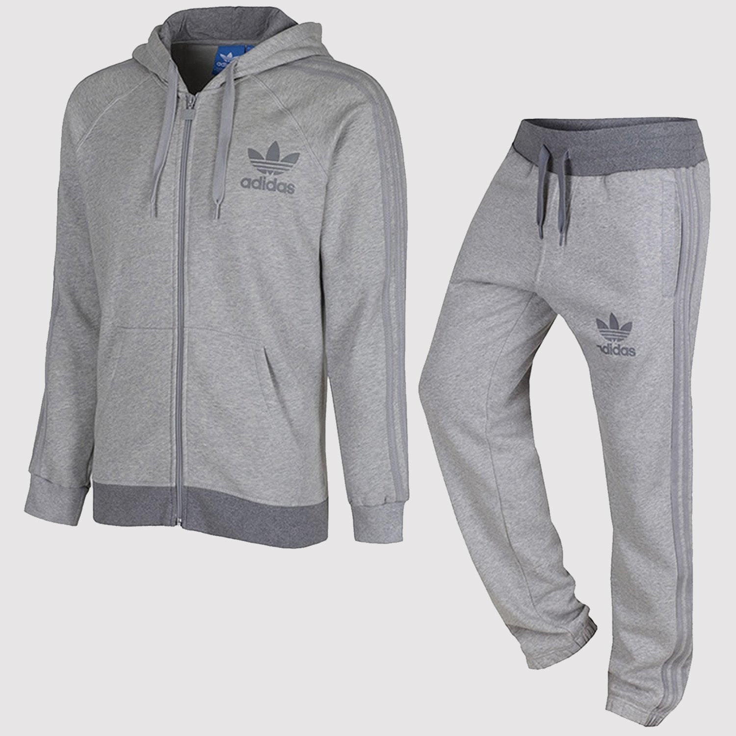 mens adidas hooded jogger tracksuit