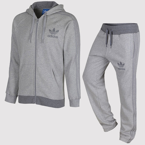 mens adidas hooded tracksuit