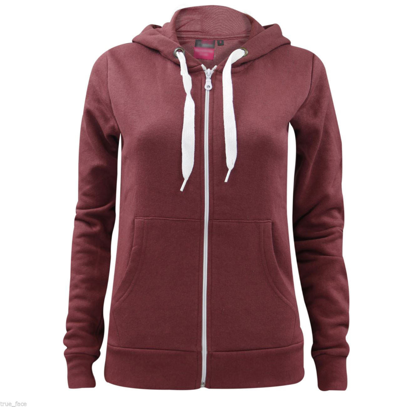 plain zip up hoodie