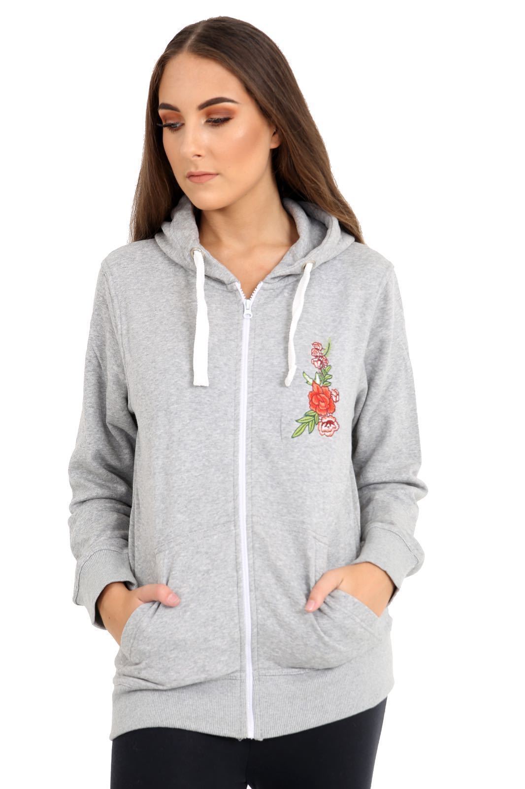 ladies sweatshirt jacket