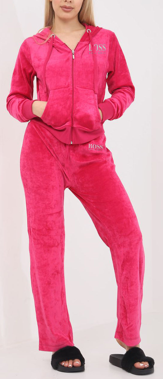 pink tracksuit womens