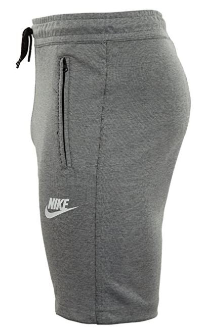 grey nike shorts with zip pockets