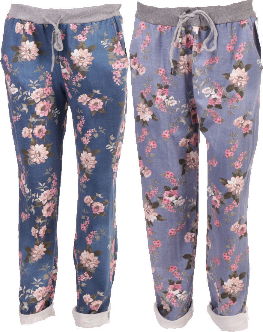 floral joggers womens