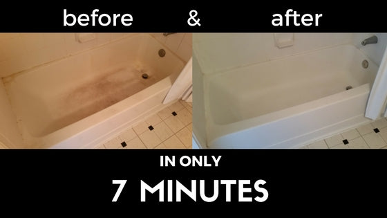 Le moyen le plus rapide de nettoyer une baignoire sale en peu de temps