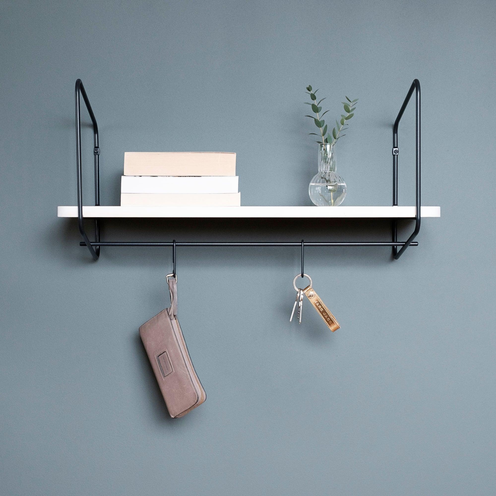 Adelphi Wall Shelf, Black