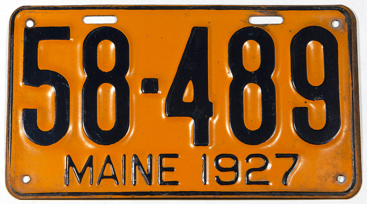 453Nice Passenger car antique license plate 1927 wisconsin for Touring