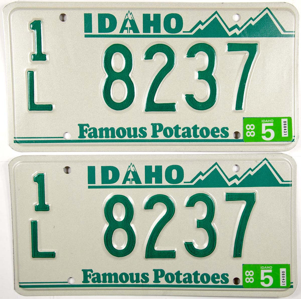 Are 2 License Plates Required In Idaho