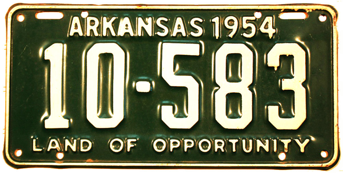 Printable Temporary License Plate Arkansas