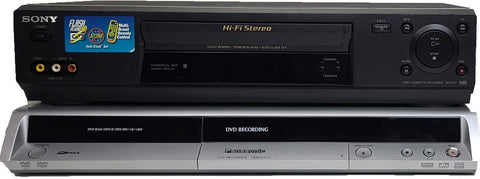 CONVERTING USING A SEPARATE VCR AND DVD RECORDER