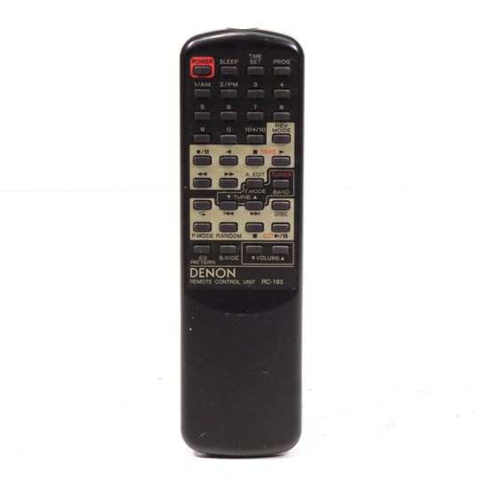 Denon RC-193 Remote Control for Micro HiFi System D-C1 Image 1