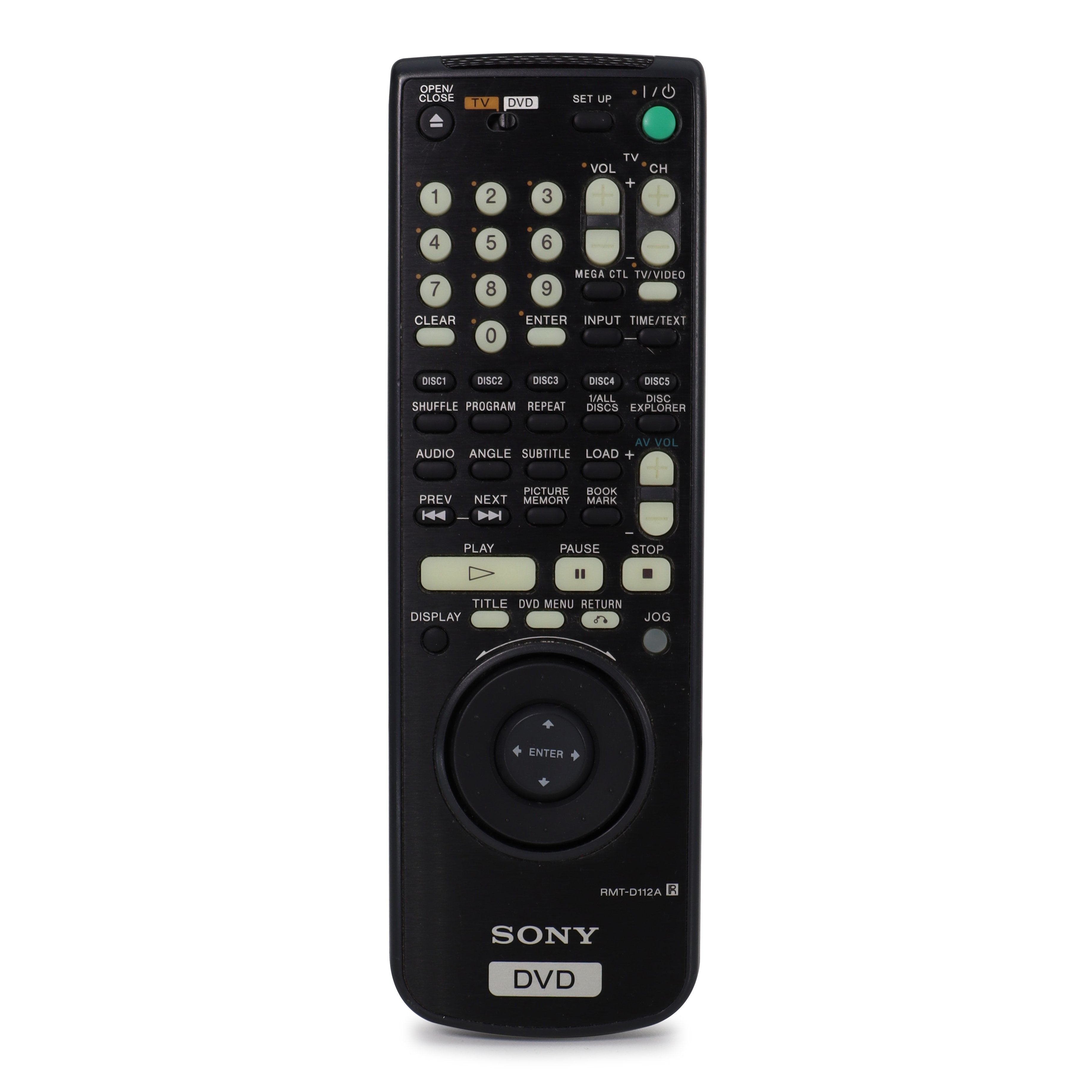 Sony RMT-D112A Remote Control for 5-Disc DVD Changer DVP-C650D and More