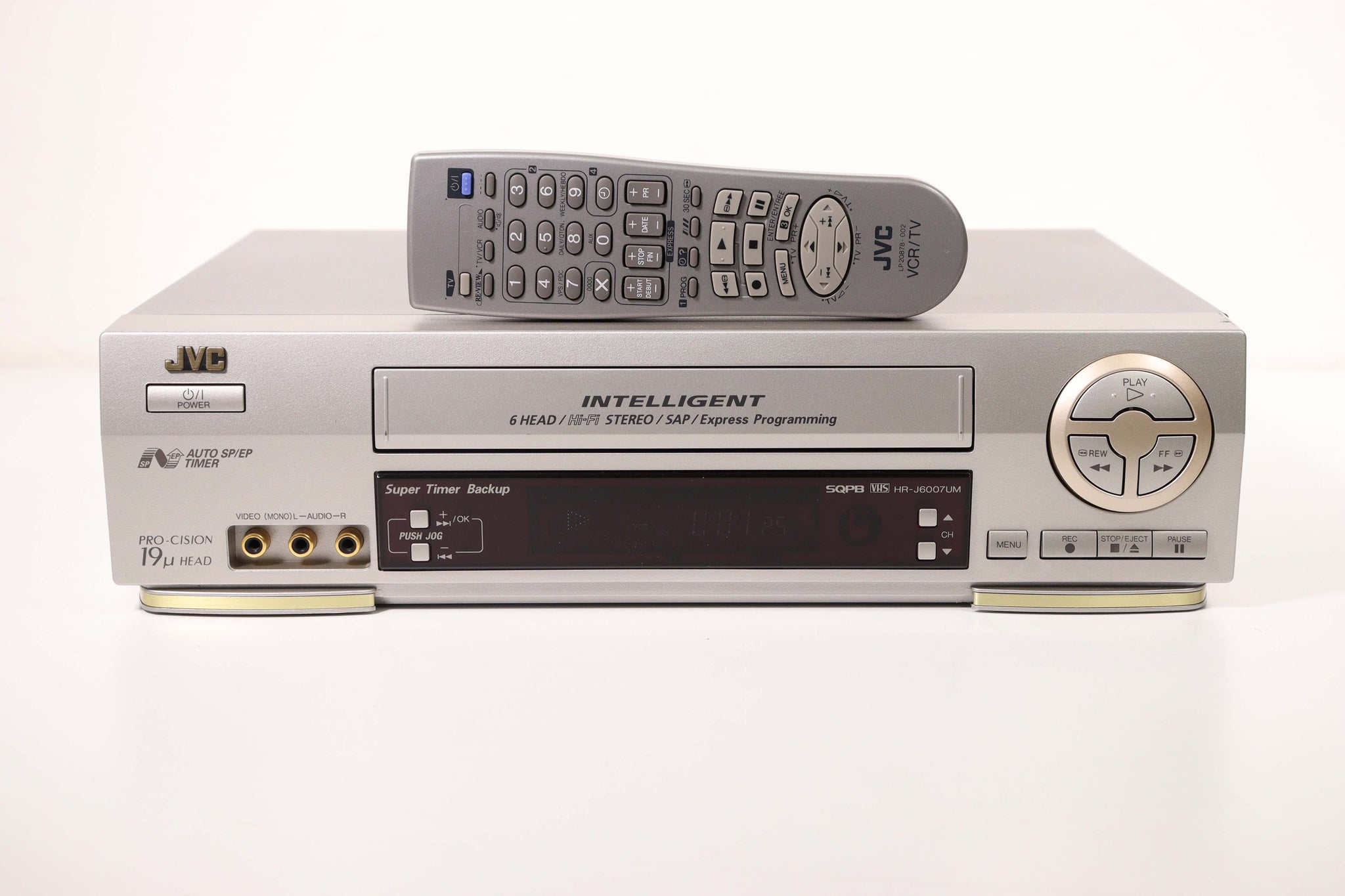 Bangladesh herder breedtegraad JVC HR-J6007UM Video Cassette Recorder VHS Player System Intelligent 6