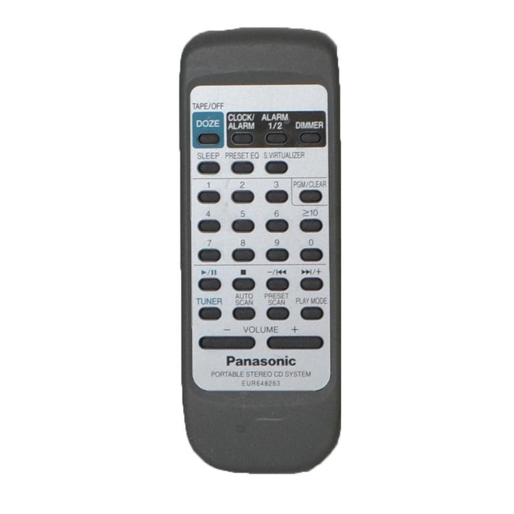 Afbreken Respectvol Pat Panasonic EUR648263 Remote Control for Stereo System RX-DX1, RXDX1 and
